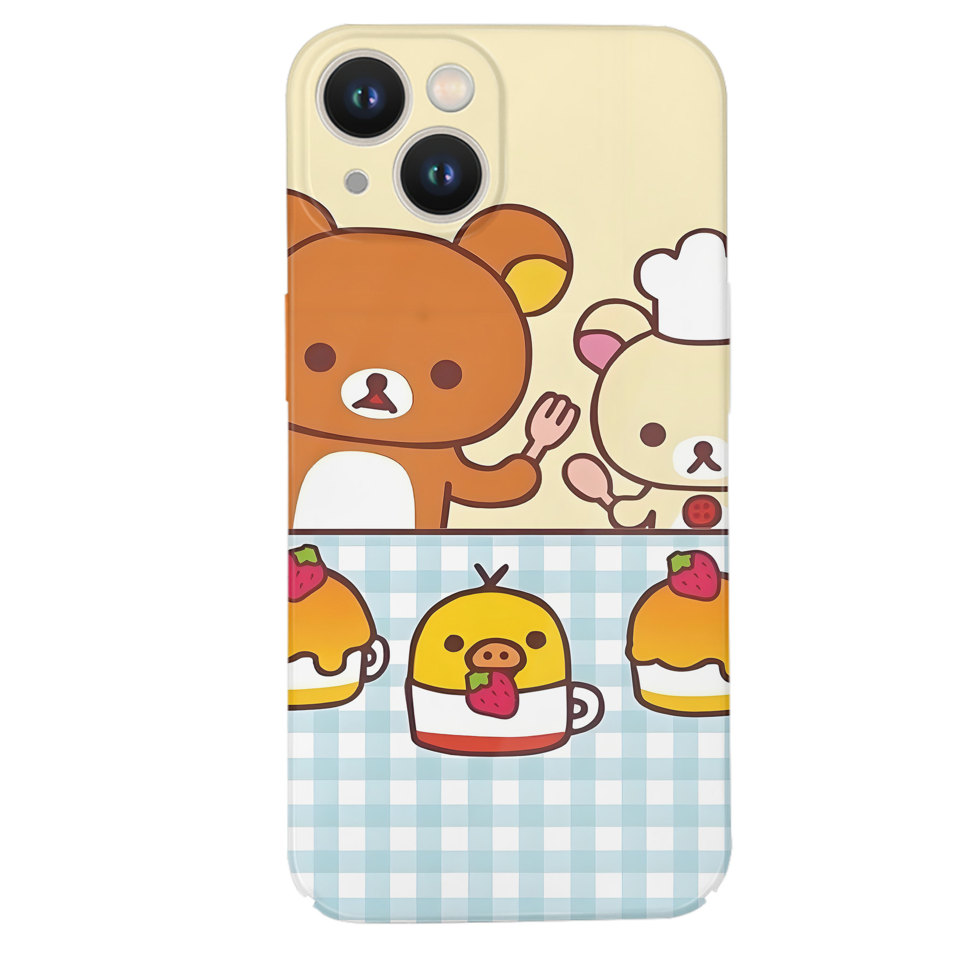 （画像用） リラックマ リラックマ キイロイトリ Rilakkuma Korilakkuma Kiiroitori 【iPhone 14シリーズ対応】ハードケース
